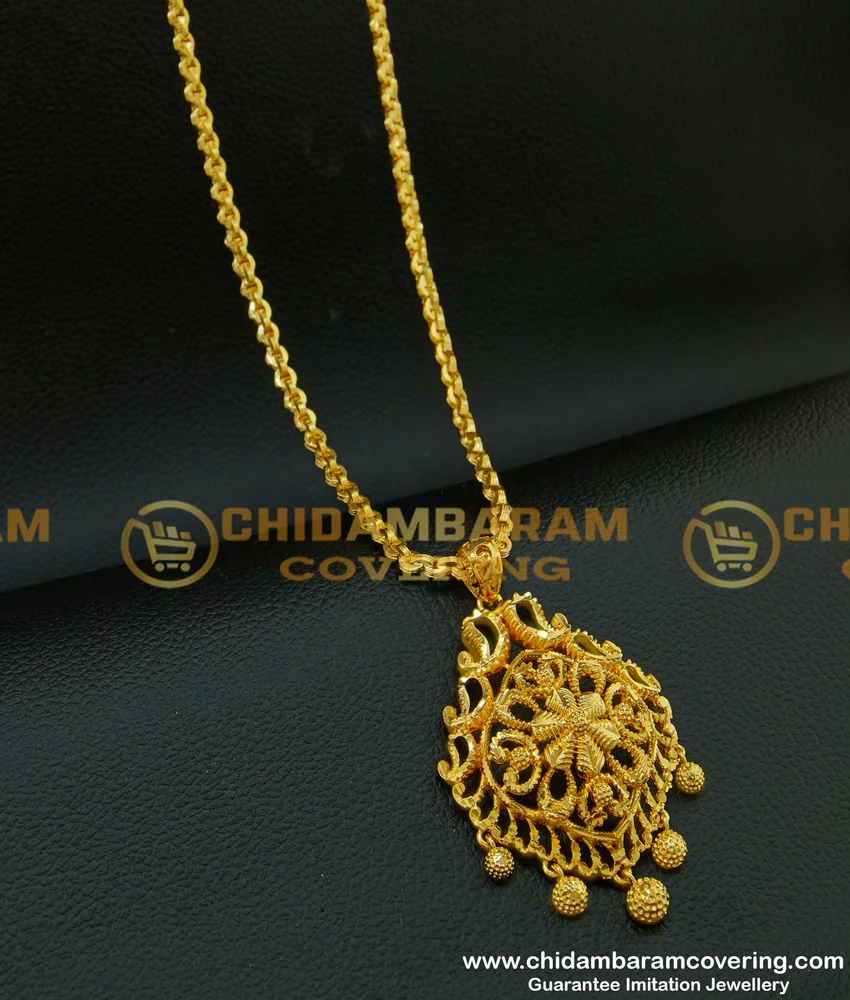 Gold long chain with pendant deals designs